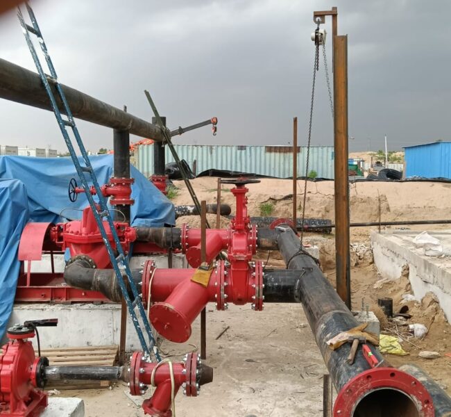 Fire hydrant installation
